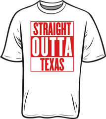 Straight Outta Texas - Ladies SoftStyle Tee