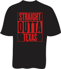 Straight Outta Texas - Ladies SoftStyle Tee
