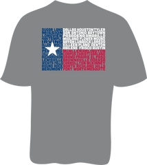 State of Texas Flag - Ladies SoftStyle Tee